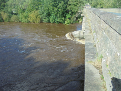 River South Tyne just before it joins with the North Tyne