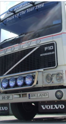Volvo truck intercooler badge