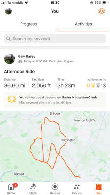 22 Feb 24 longest ride so far this year