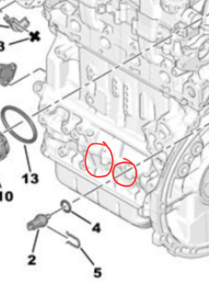 Red circles bolts with coolant drops on ... leaking here why ?