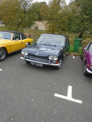 1966 Triumph 2000 in dark blue