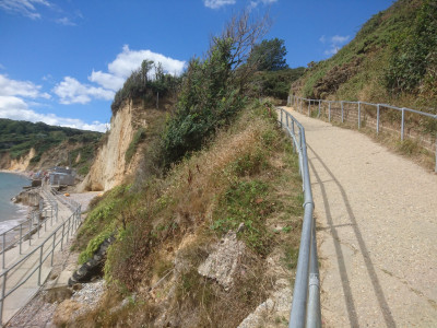 Own work The path down to and back UP from the beach!!