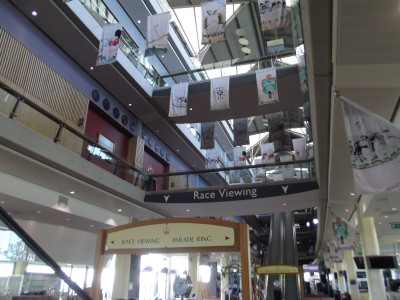 The Royal Box, from within the Ascot Stadium.