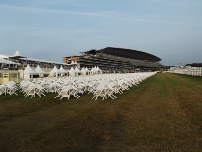 Ascot in the morning light of the longest day