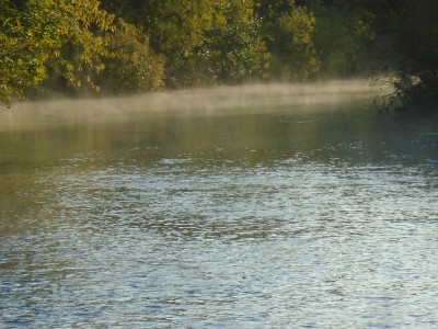 morning mist on the water