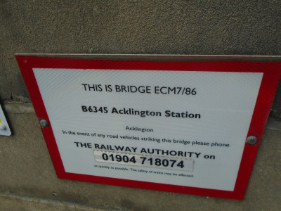 ECM7-Engineers Line Ref East Coast Mainline sect 7<br />86 number of Bridge