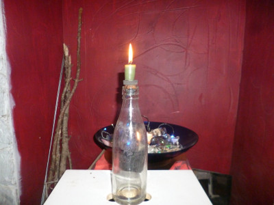 ..and a useful powercut candle holder