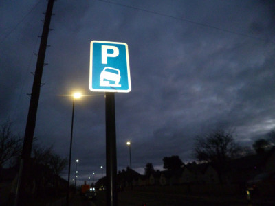 You can officially park on this pavement