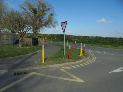 Anyone else noticed the pencil posts near schools phenomenon?