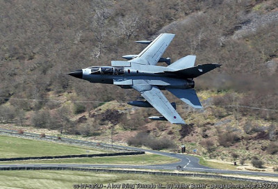 Tornado St Mary's Loch and the Cappercleugh AA Box at the wing tip