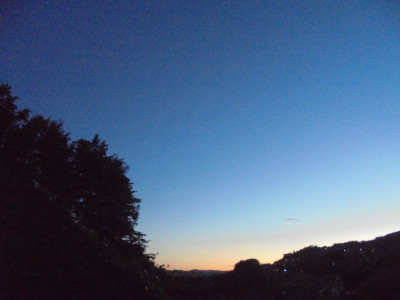 bit of an orange glow