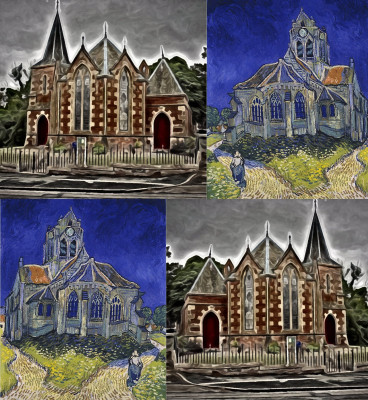 L'Église d’Auvers-sur-Oise and Newton St Boswells Church