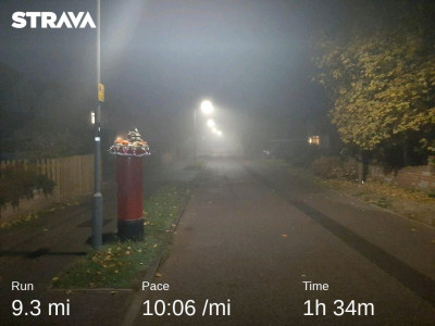 Via Strava...