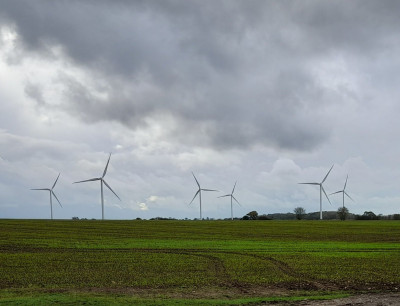 Windy Windmills under a moody sky...