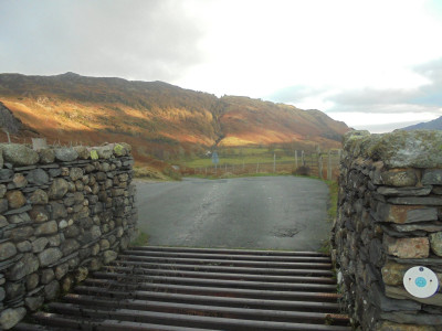 Over the cattle grid