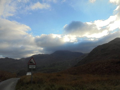 You need to know how steep 25% is or you may run out of road if over-exhilarating speed mode is selected.<br />Of course this is the Lake District<br />Do not expect a traffic free descent on the single track road!