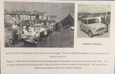 Prefabs in Otford - courtesy Otford Library