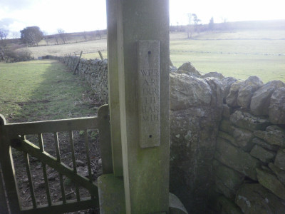 Initials of the Ritson's Sons and Daughters, others added on the other upright.