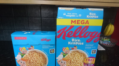 The Mega box, I cut the first one down to fit in the cupboard!