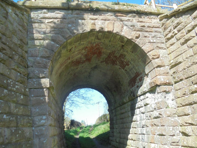 Rail Bridge Near<br />Morris Hall Farm Looking North