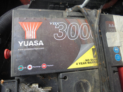 YUASA 12V Batteries in Leaf and Micra