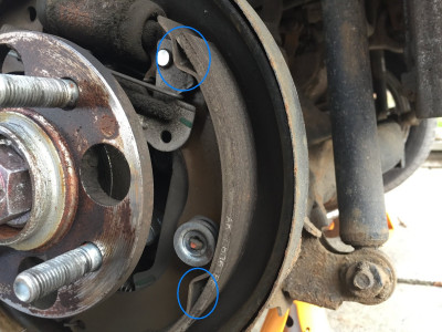 Brake shoes - Mandrake (modified)