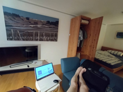 Relaxing in my flatlet
