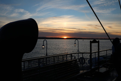 Sunset over Hampshire - own work