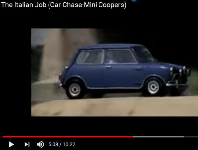 screenshot youtube clip Italian Job