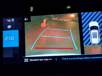 C5 reversing camera at night in pitch dark