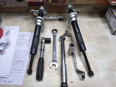 The necessary hand tools