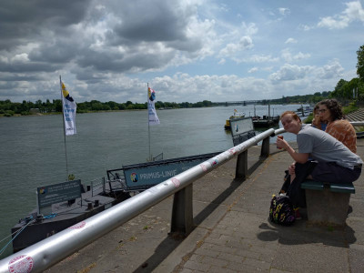 The Rhine downstream