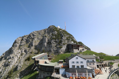 Mountain top restaurant - own work