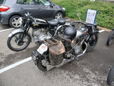 A Vincent and a Panther - own work