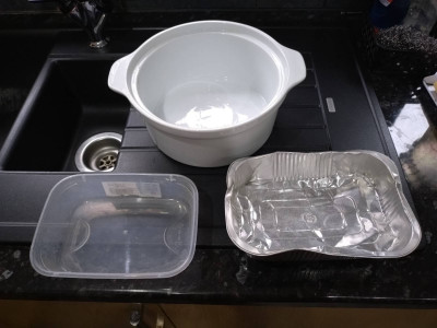 The trays as they got larger