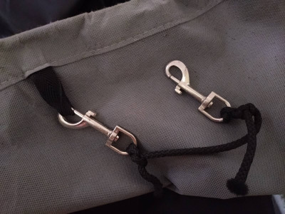 The undamaged front link