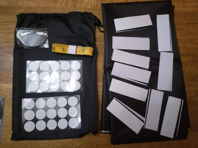 Expanded view of the kit