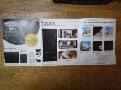 Instruction sheet